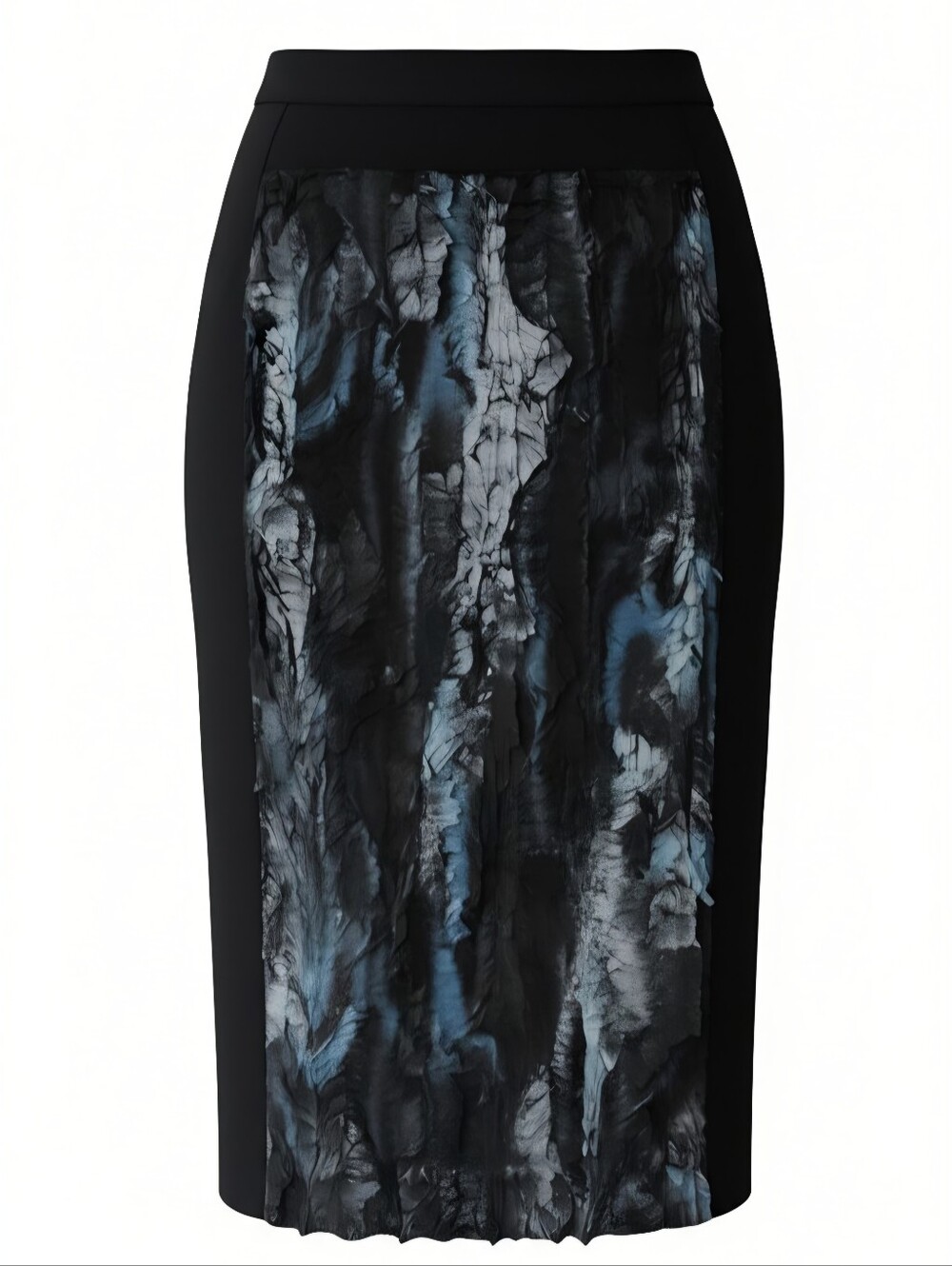 BCBG Max Azria Metallic Textured Skirt